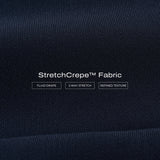 Schmale Crêpe-Hose – Ninepine