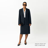 Tailored Ponte Midi Skirt - Ninepine