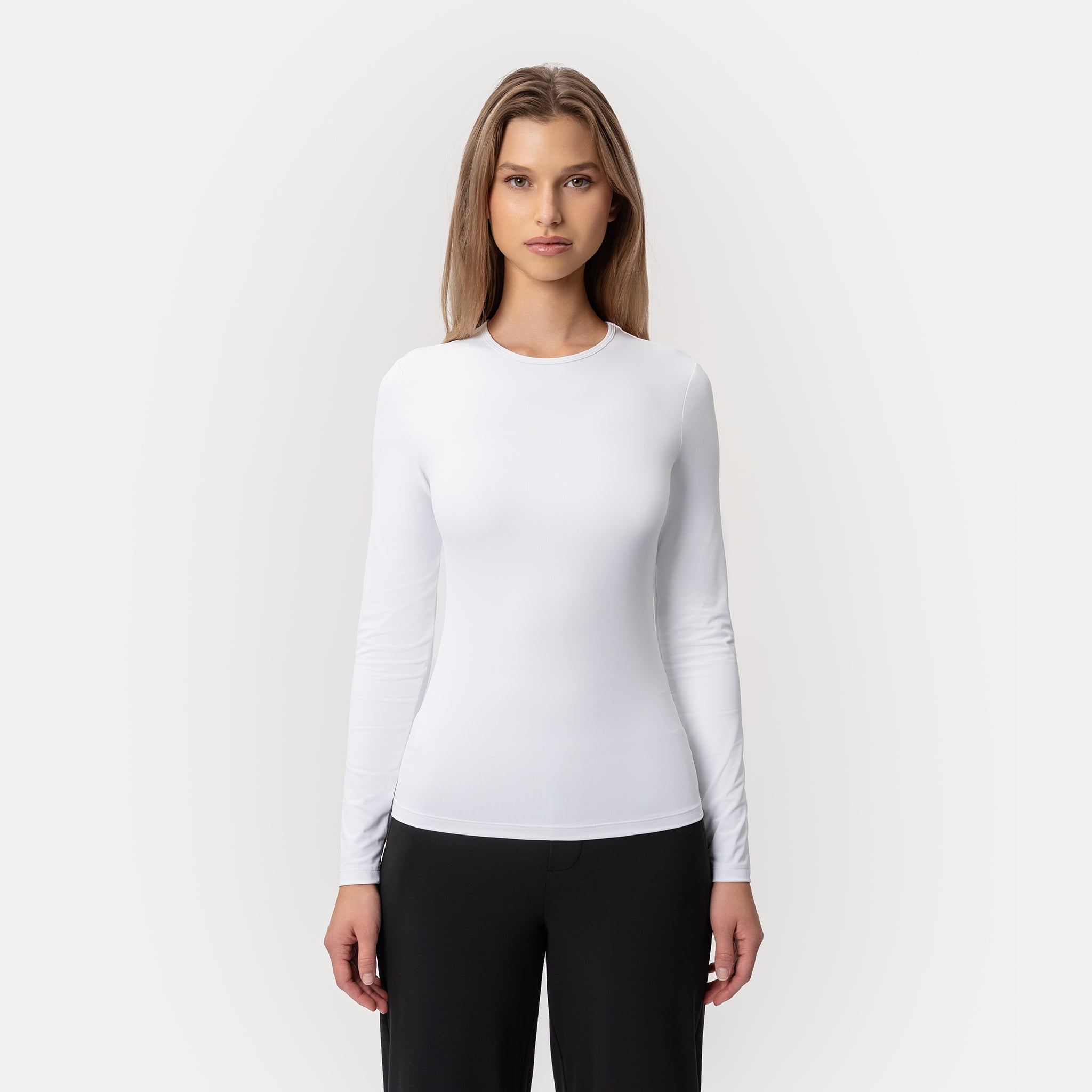 Soft Long-sleeve T-shirt White