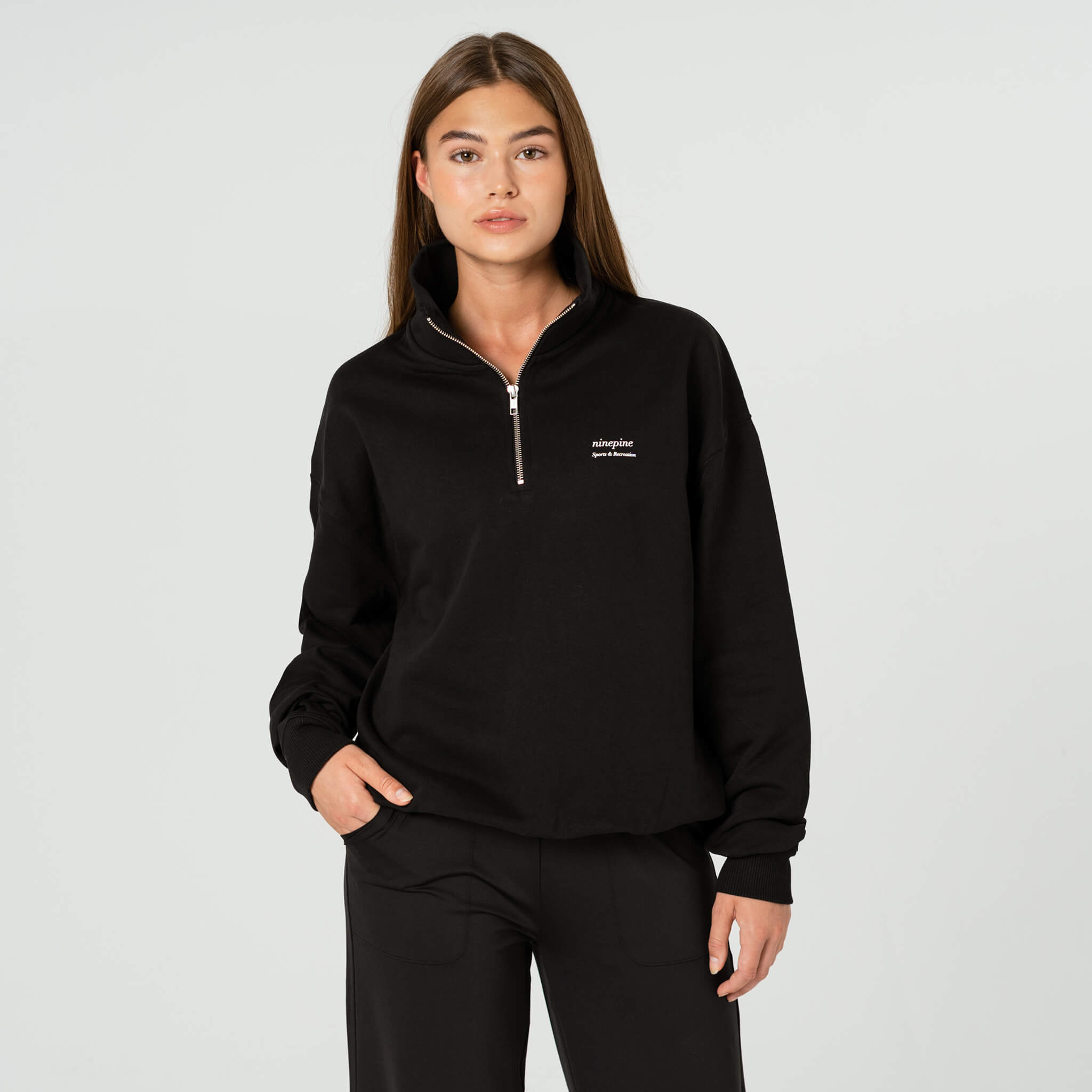 Quarter-Zip Oversized Sweater
