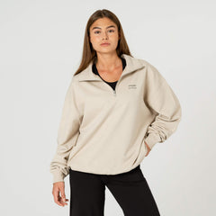 Quarter-Zip Oversized Sweater