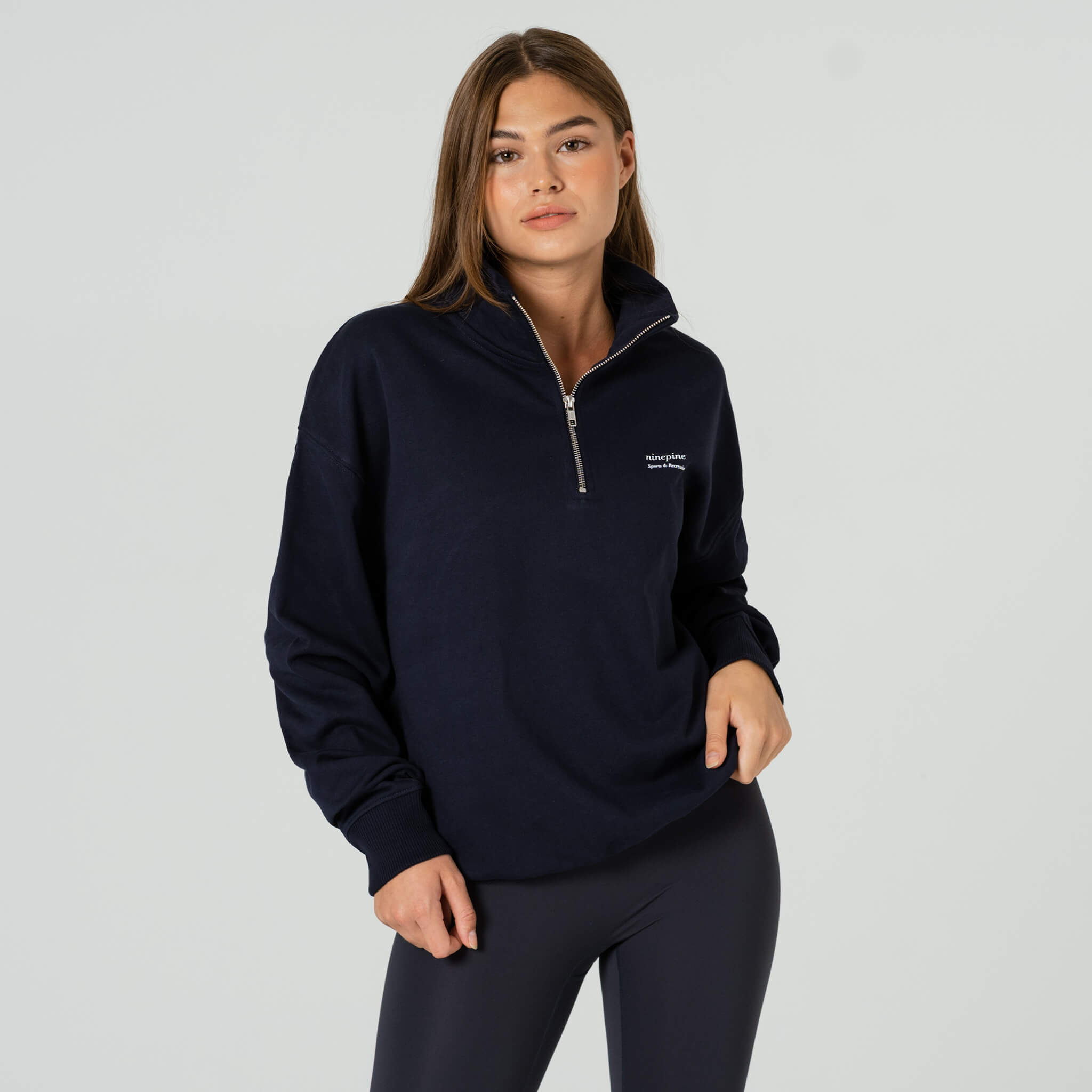 Quarter-Zip Oversized Sweater