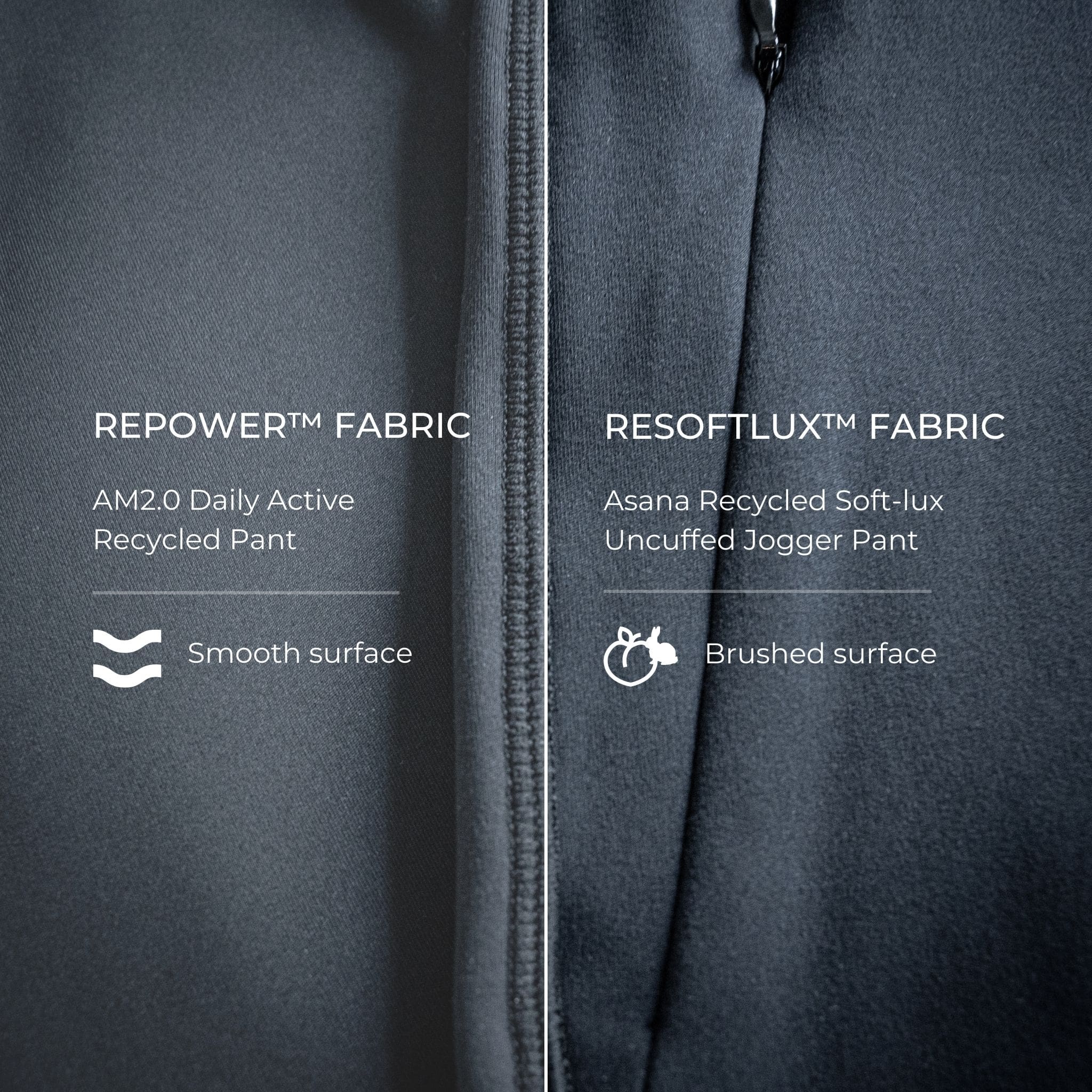 Vergleich | AM2.0 Hose vs. Asana Jogginghose ohne Bündchen