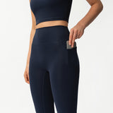 Asana Pocket Legging II Old – Mitternachtsblau – Ninepine