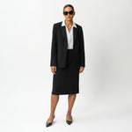 Maßgeschneiderter Ponte-Midi-Rock – Ninepine