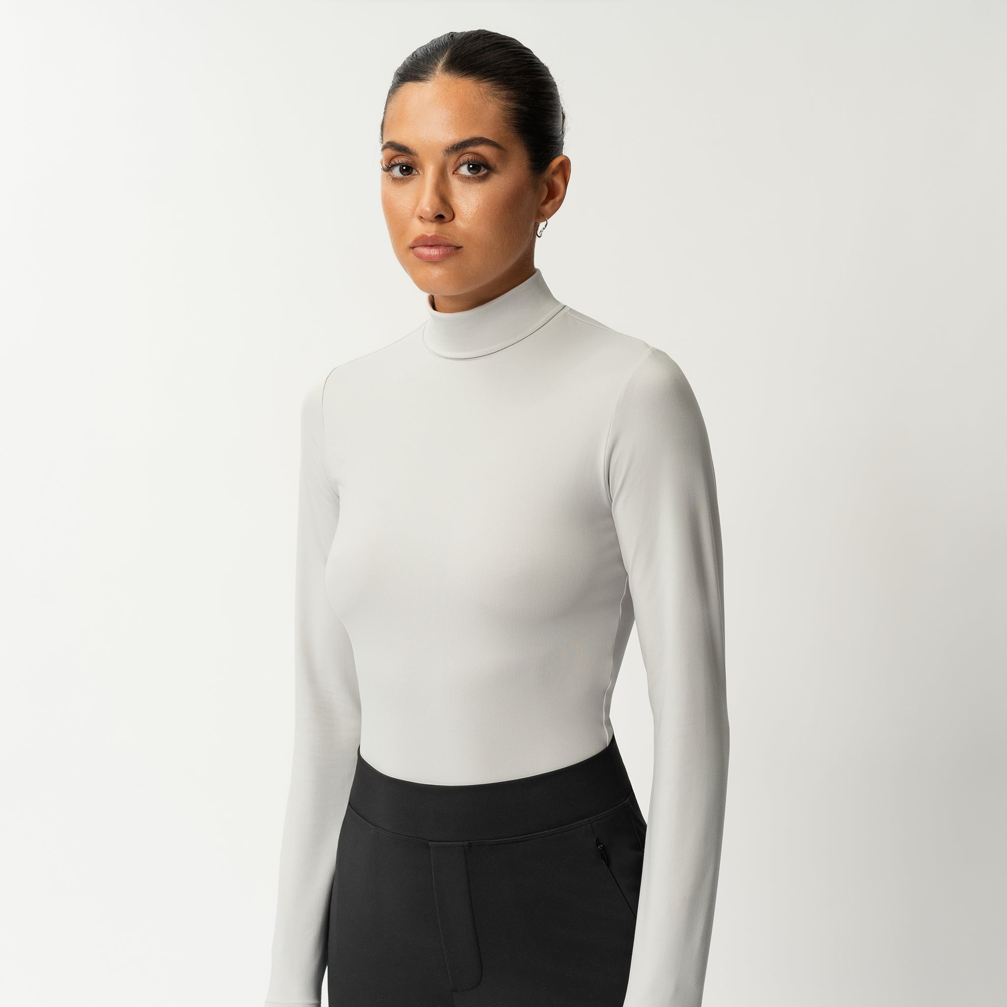 Weicher Rollkragenpullover mit langen Ärmeln – Ninepine
