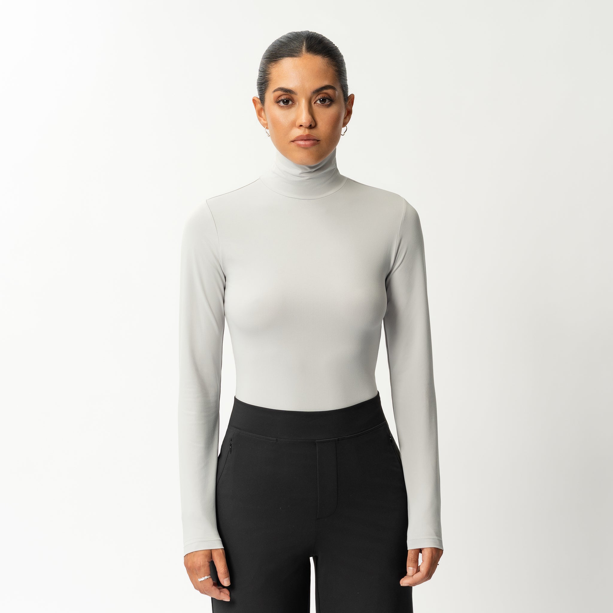 Weicher Rollkragenpullover mit langen Ärmeln – Ninepine