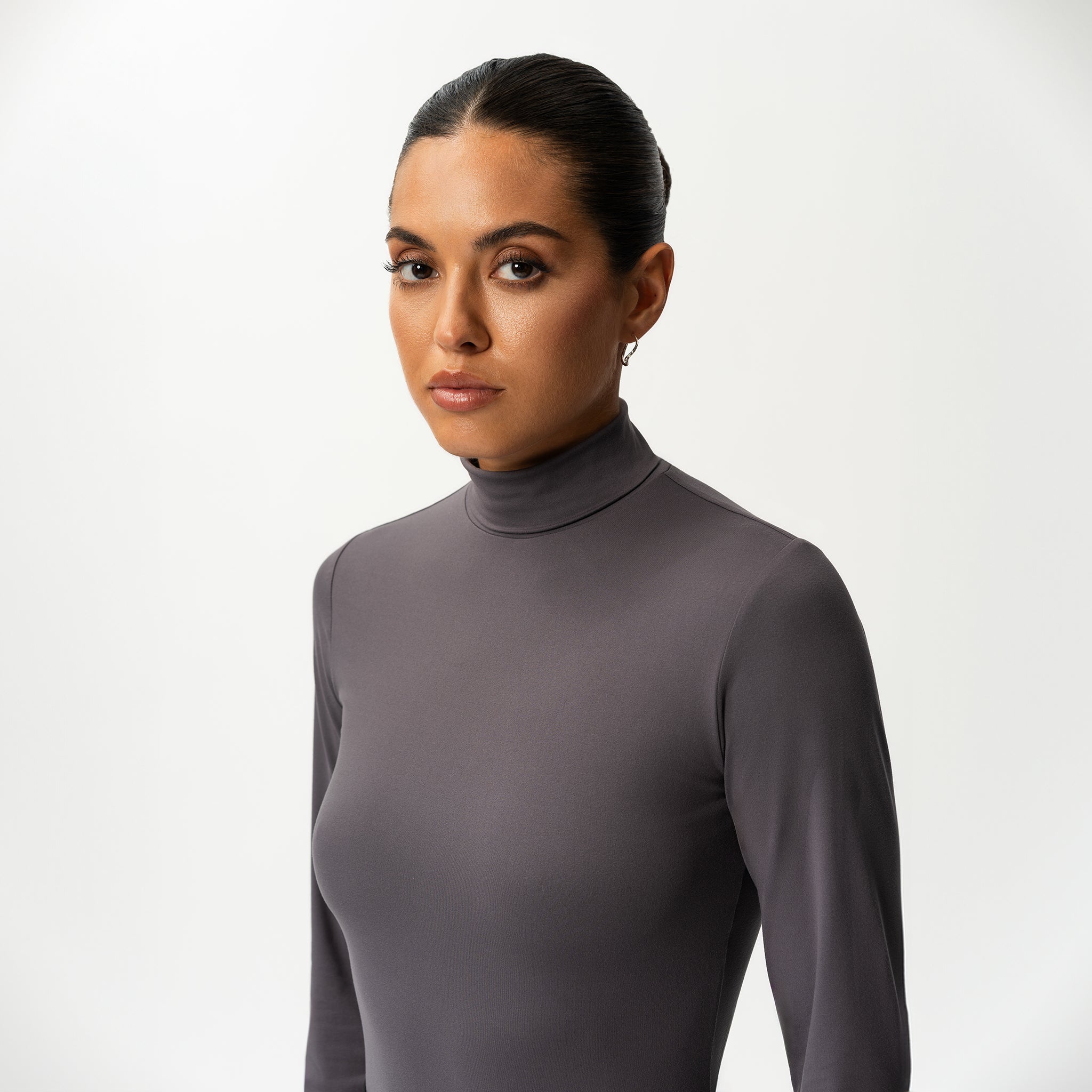Weicher Rollkragenpullover mit langen Ärmeln – Ninepine