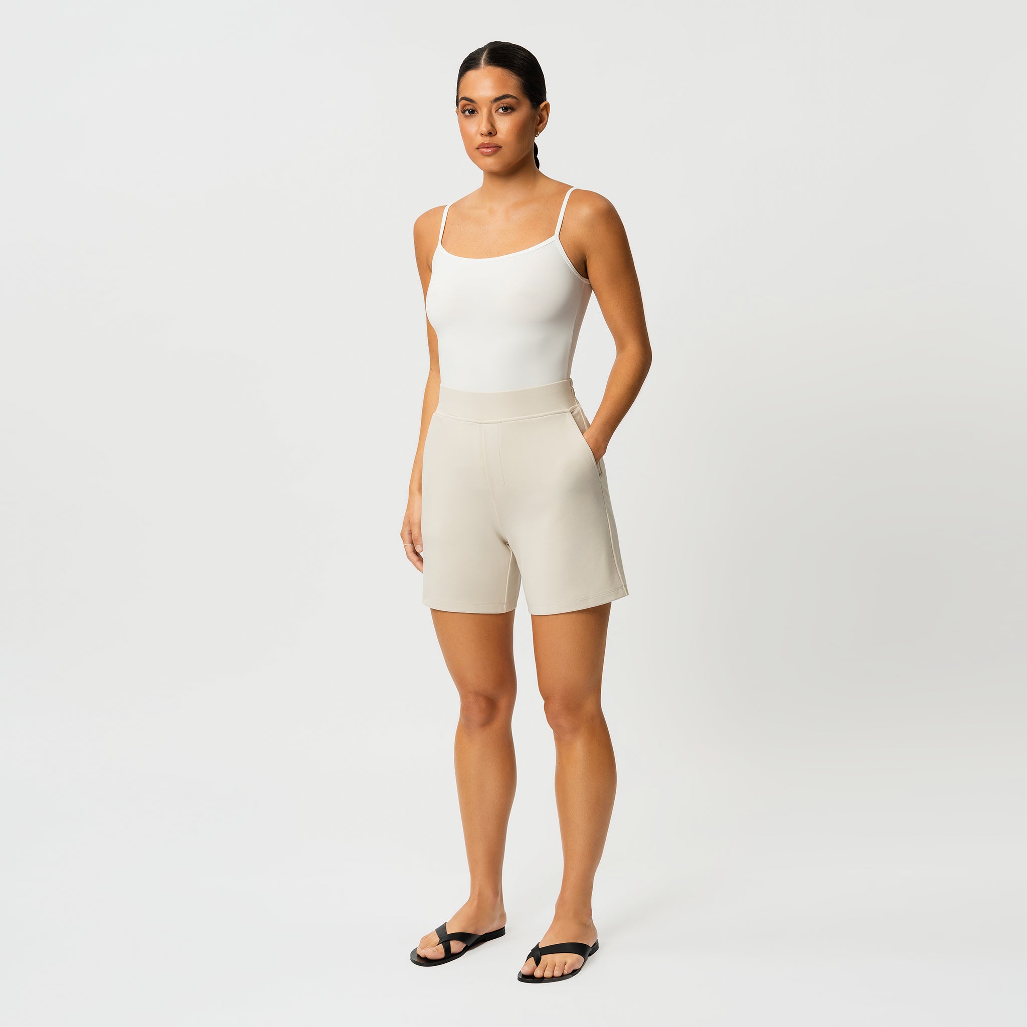 Leichte Ponte-Shorts – Ninepine