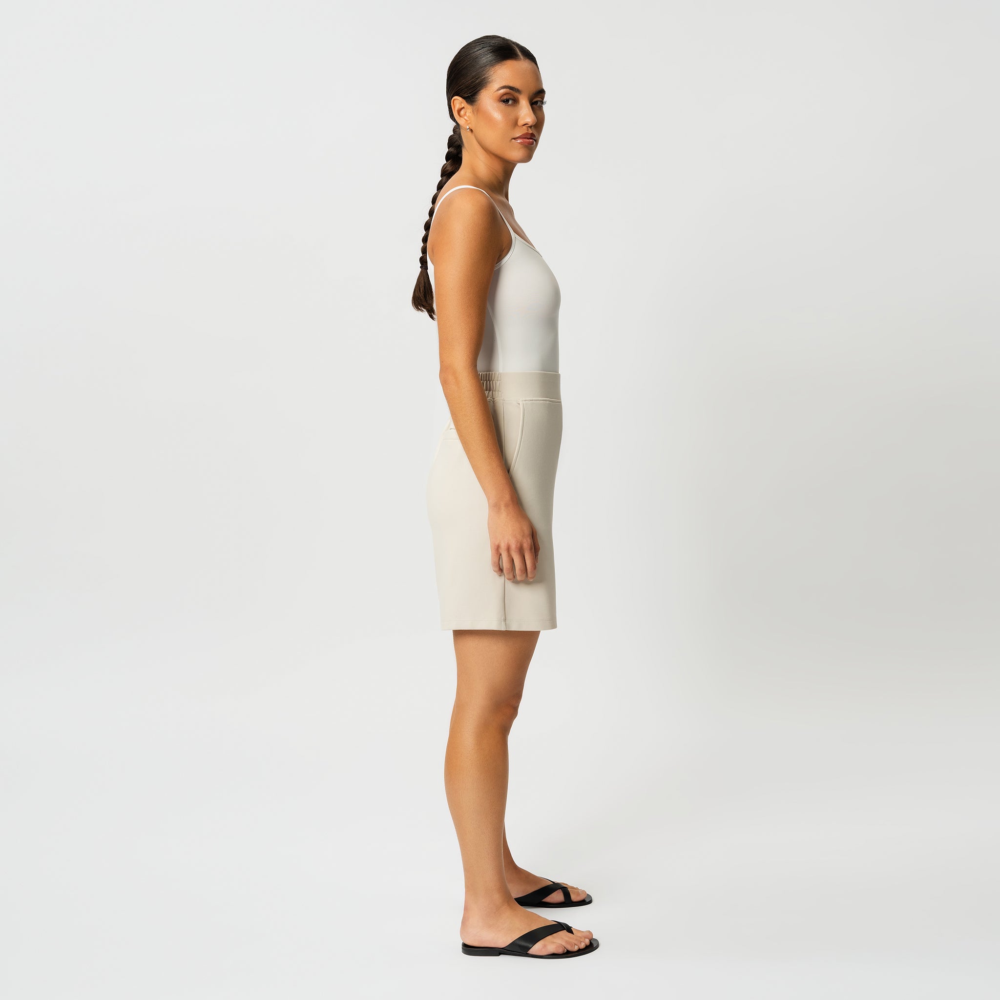 Leichte Ponte-Shorts – Ninepine