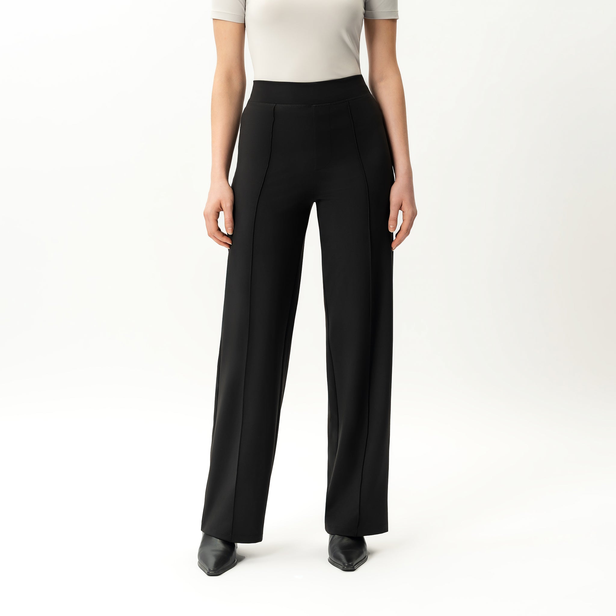 Asana Relaxed Front Crease Pant – Ninepine