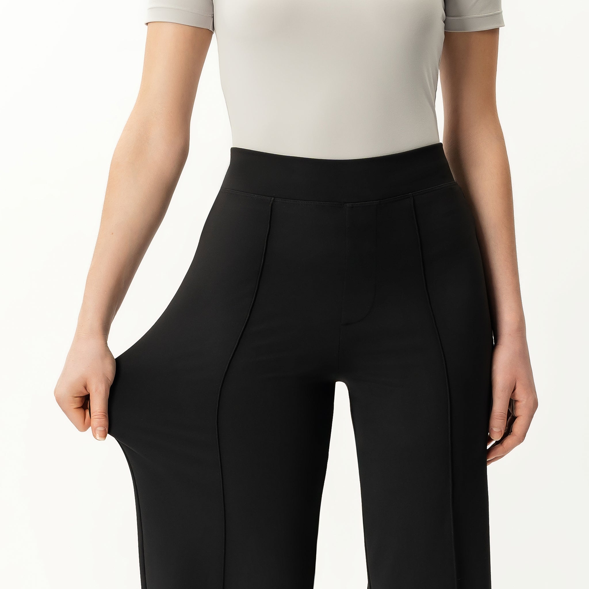Asana Relaxed Front Crease Pant – Ninepine