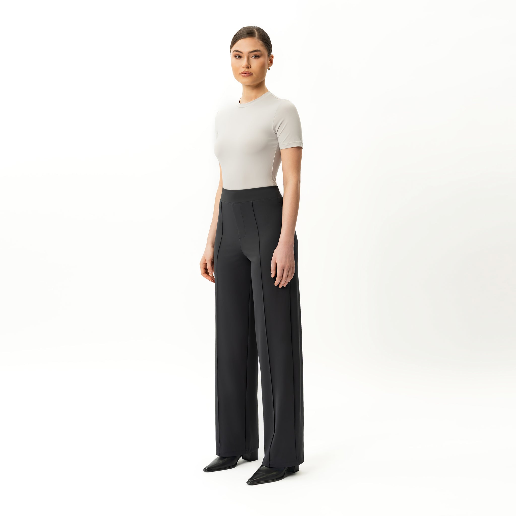 Asana Relaxed Front Crease Pant – Ninepine