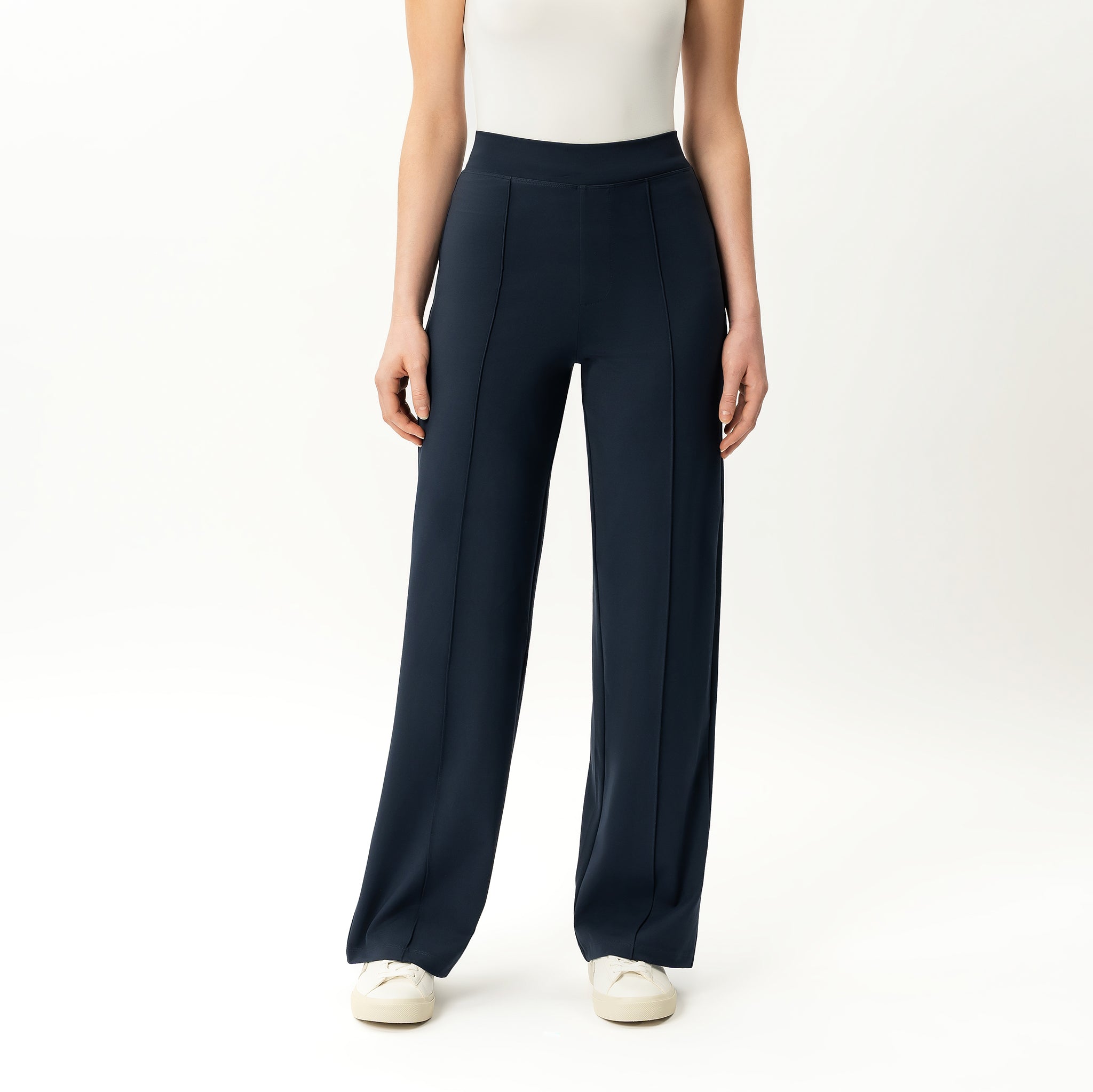 Asana Relaxed Front Crease Pant – Ninepine