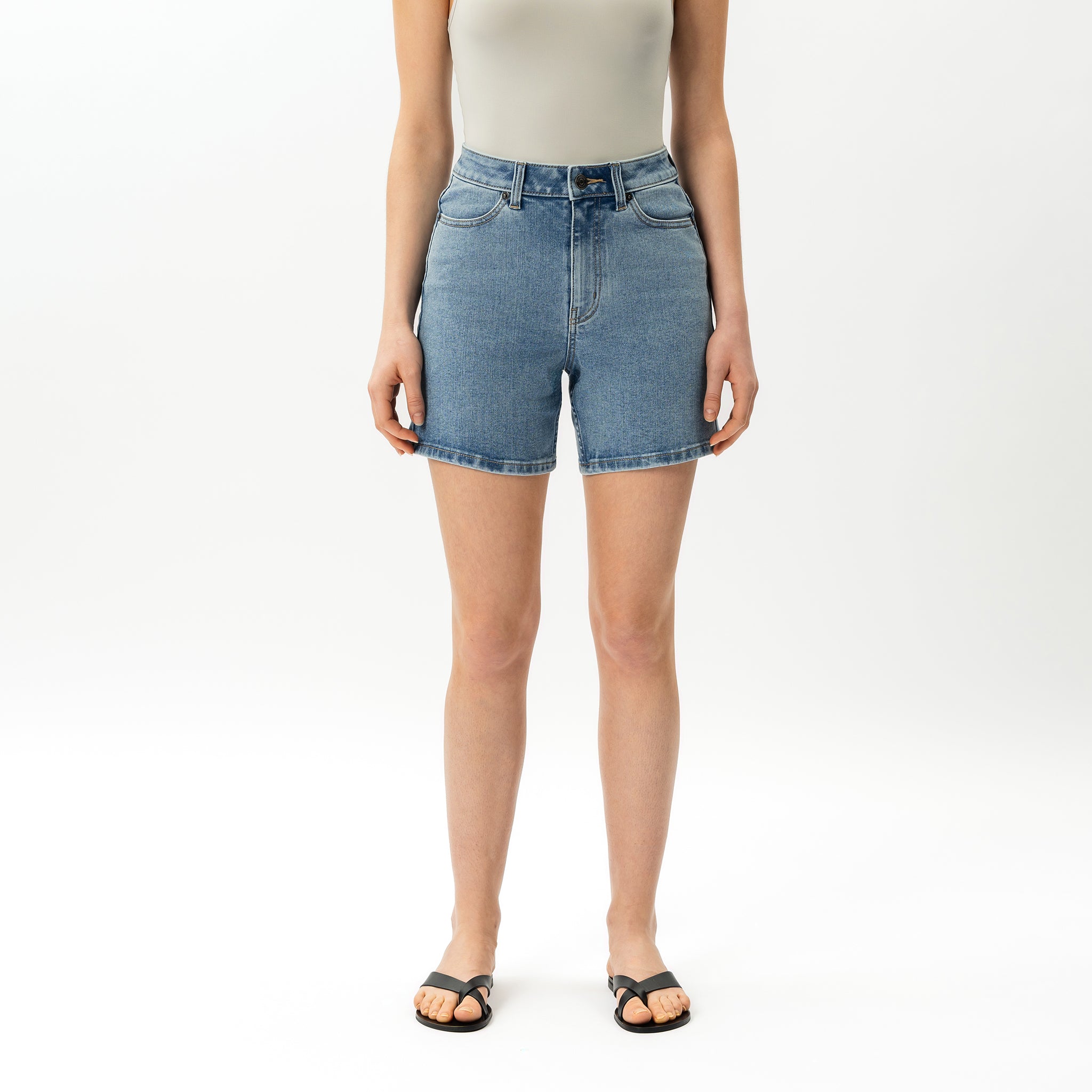 Elastische ComfortDenim™-Shorts – Ninepine