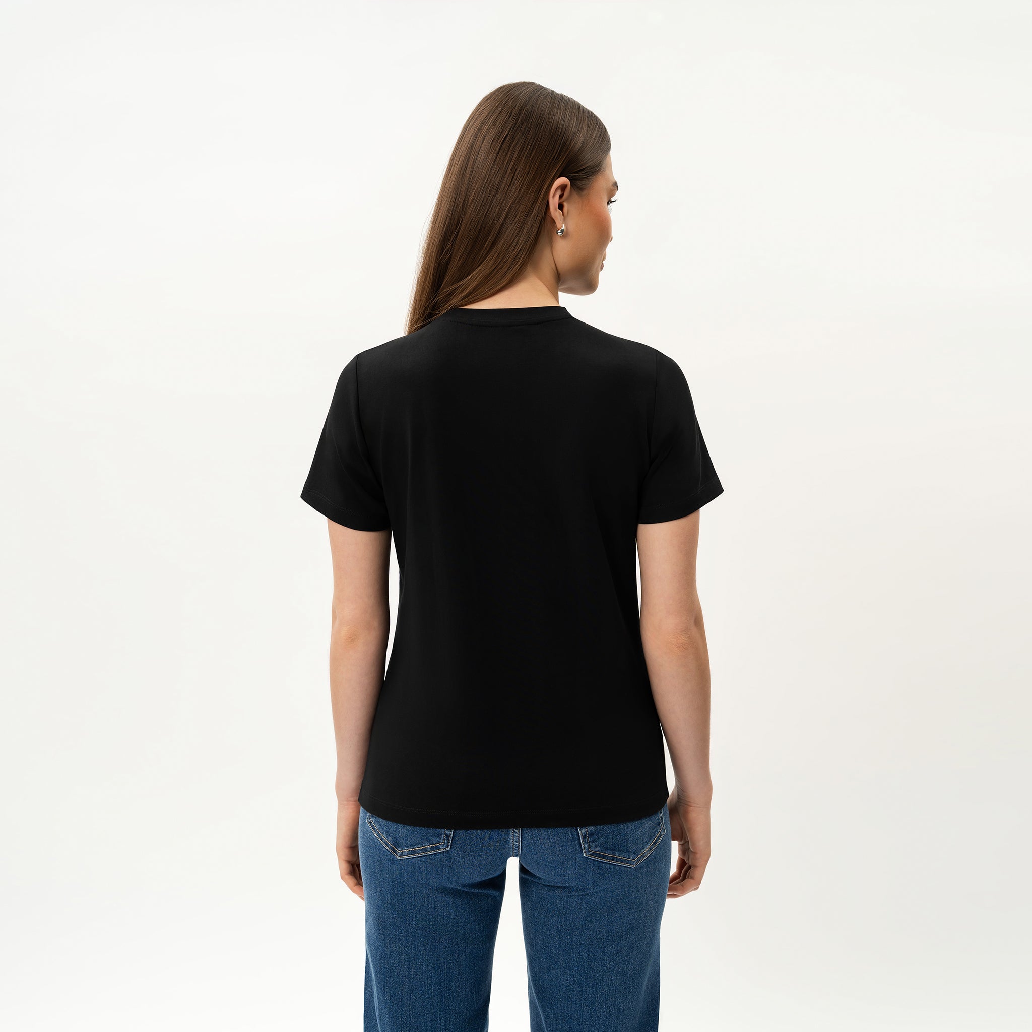Tailliertes Pima-T-Shirt – Ninepine