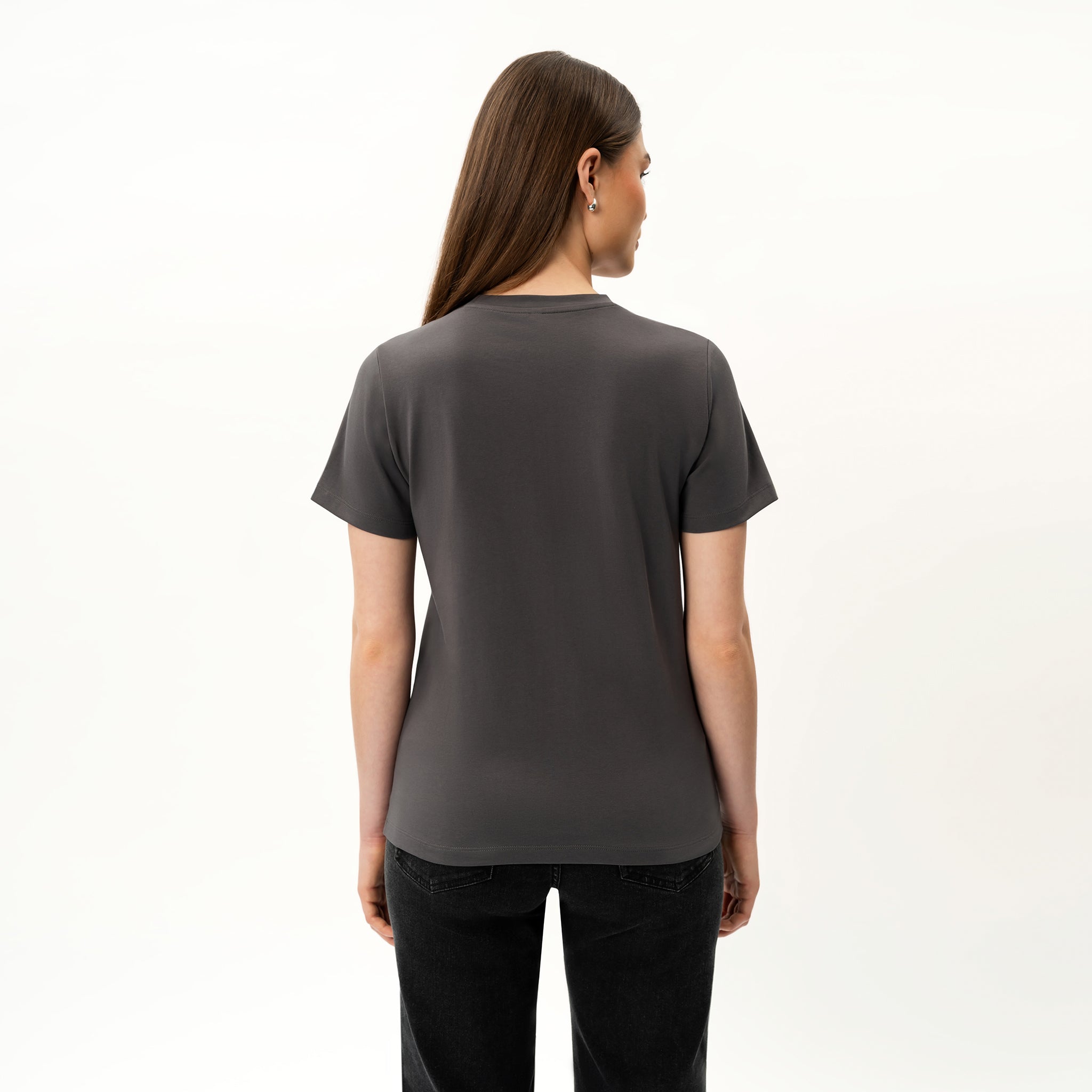 Tailliertes Pima-T-Shirt – Ninepine