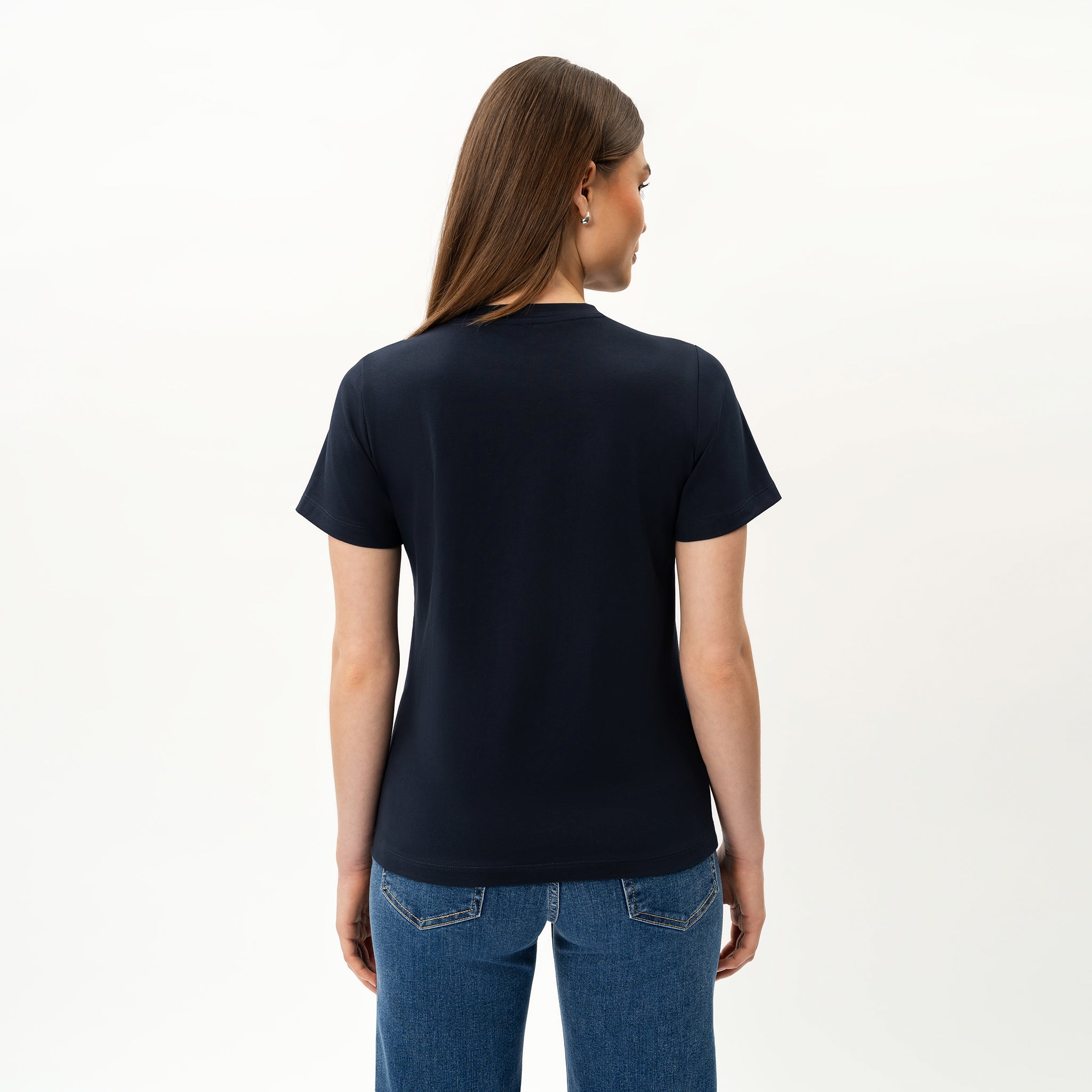 Tailliertes Pima-T-Shirt – Ninepine
