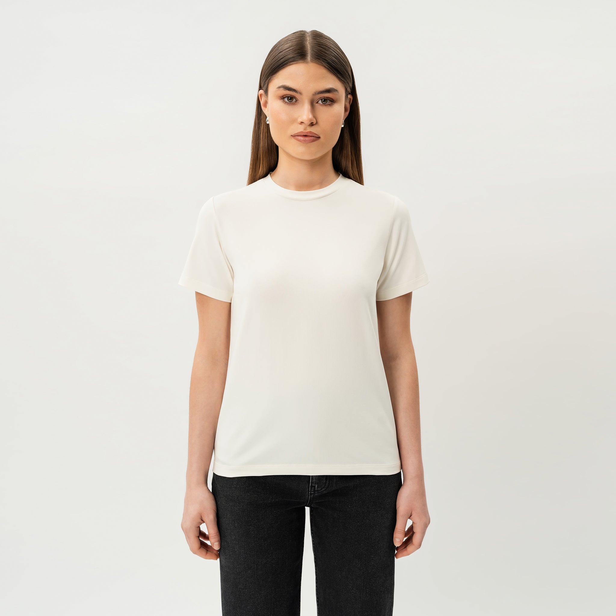 Tailliertes Pima-T-Shirt – Ninepine