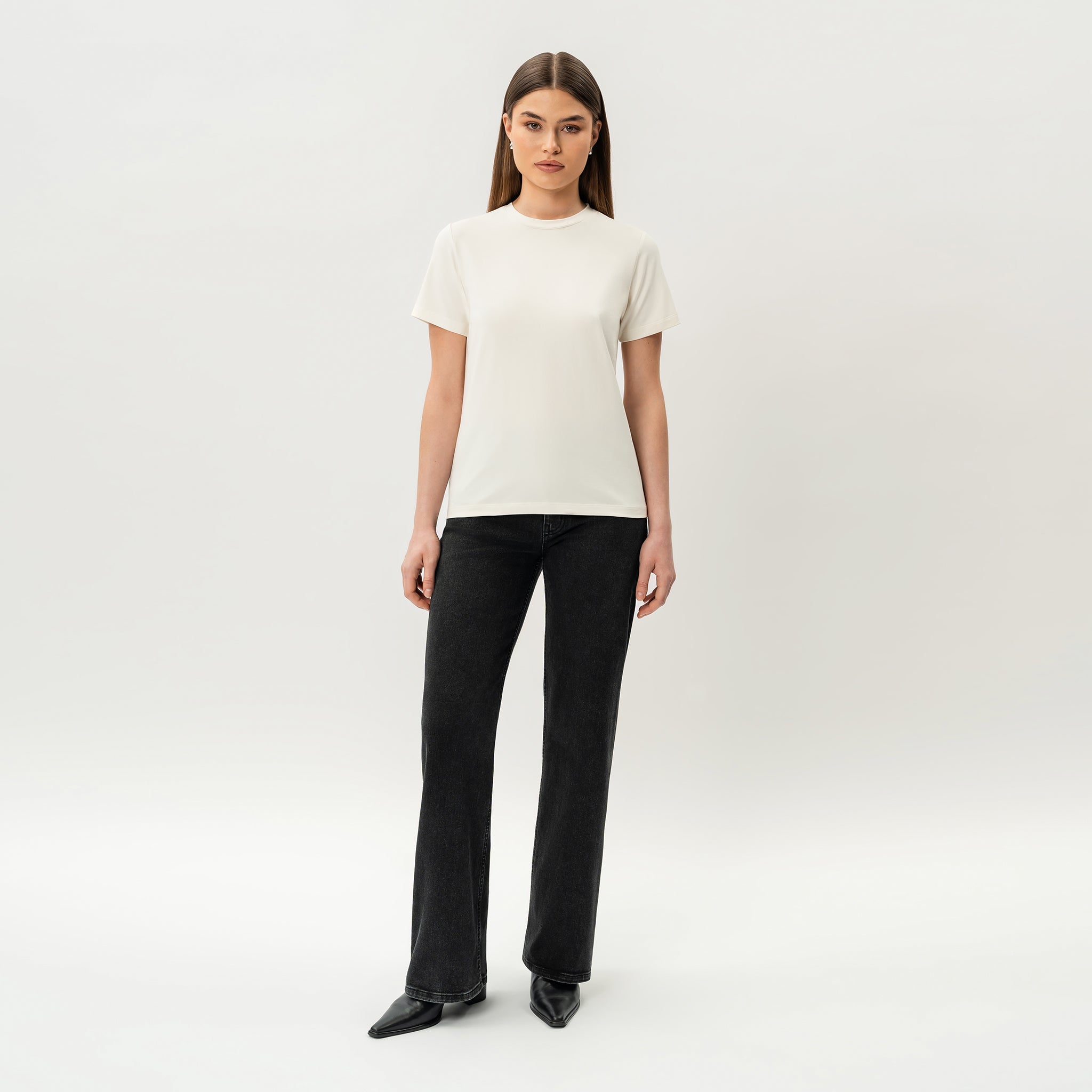 Tailliertes Pima-T-Shirt – Ninepine