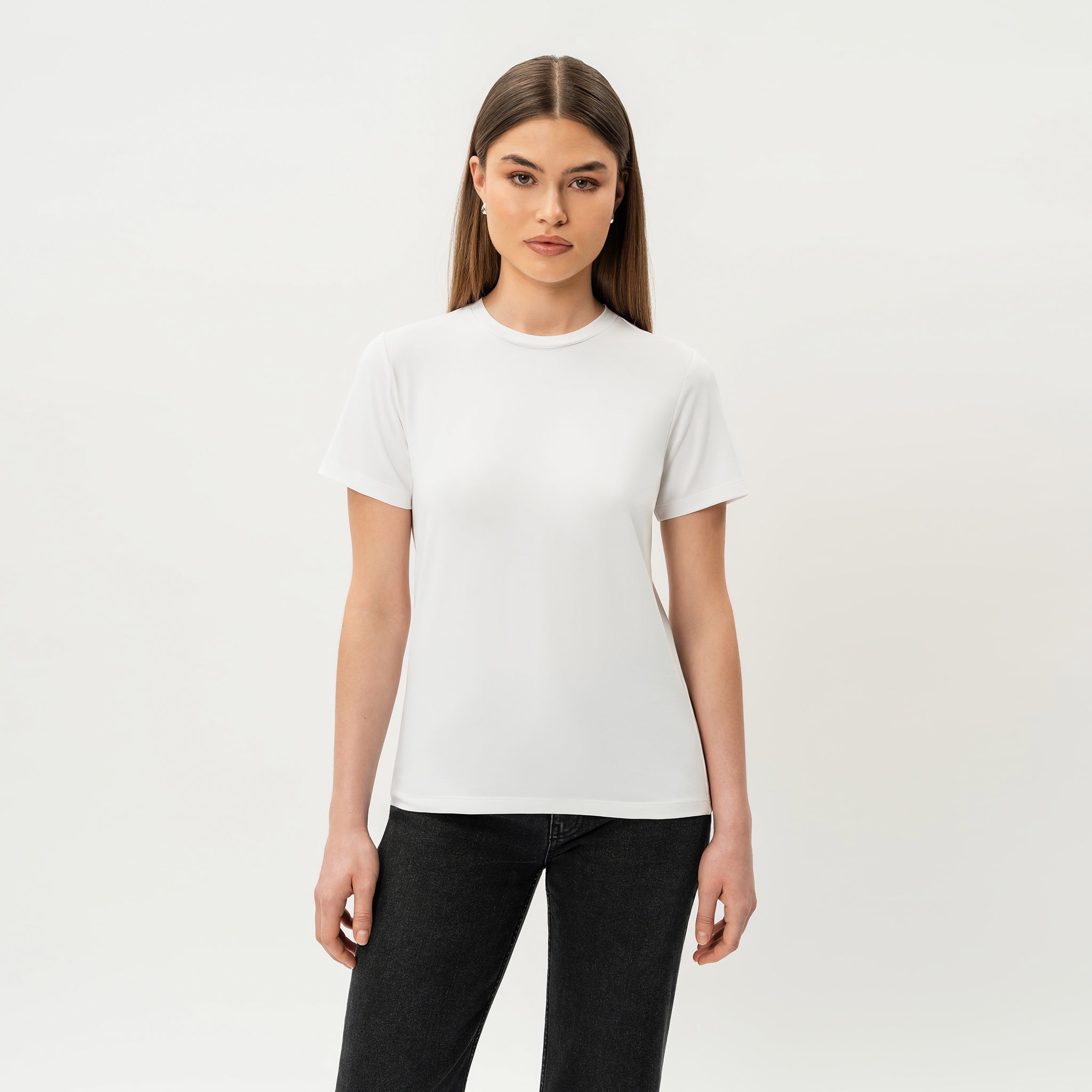Tailliertes Pima-T-Shirt – Ninepine