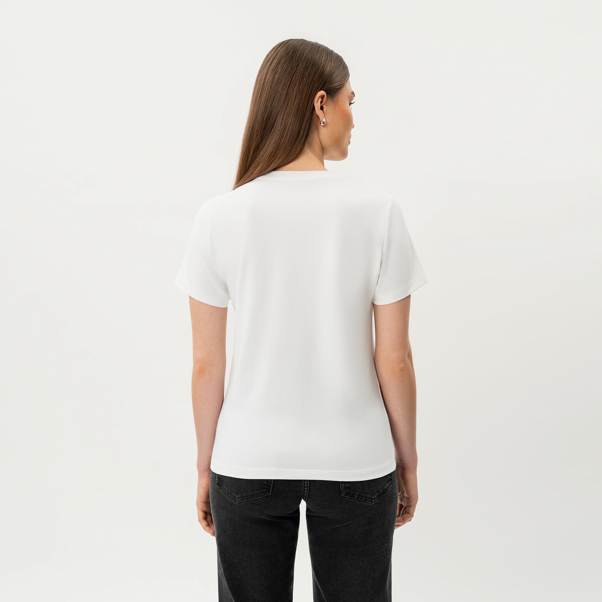 Tailliertes Pima-T-Shirt – Ninepine