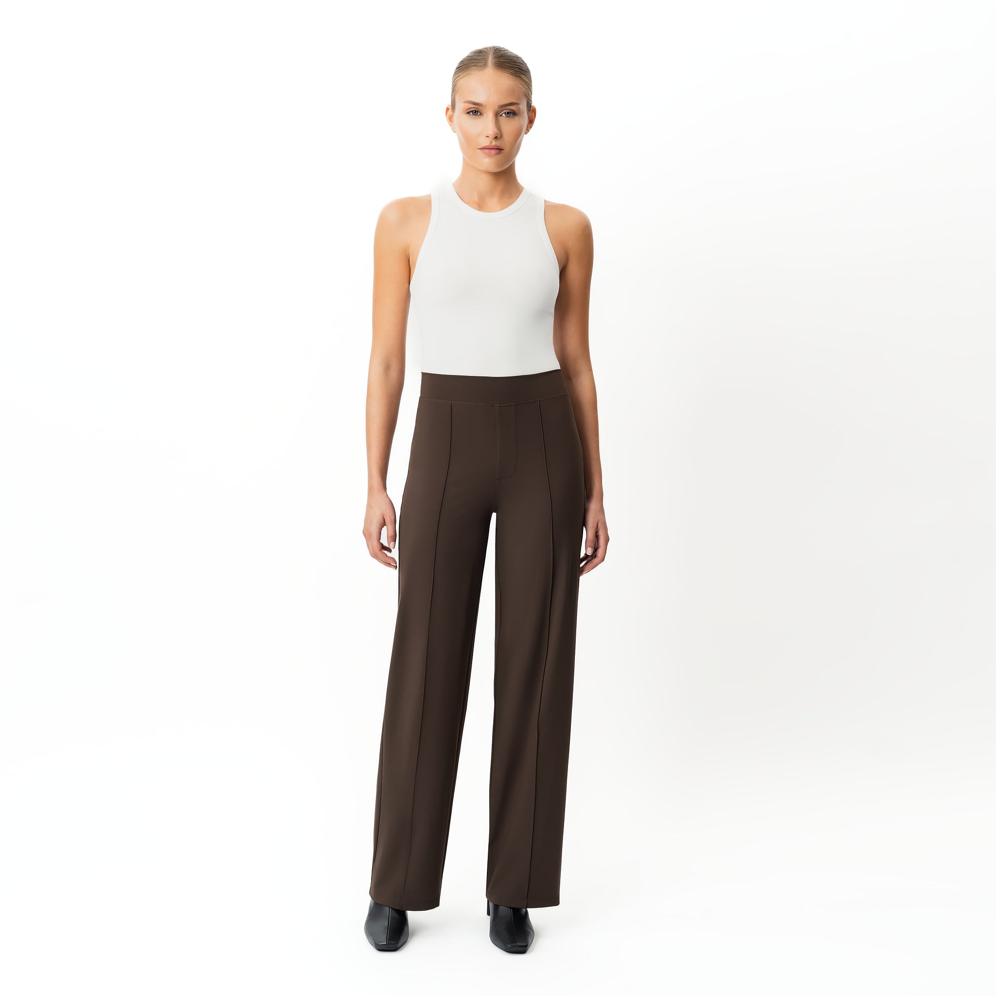 Asana Relaxed Front Crease Pant – Ninepine