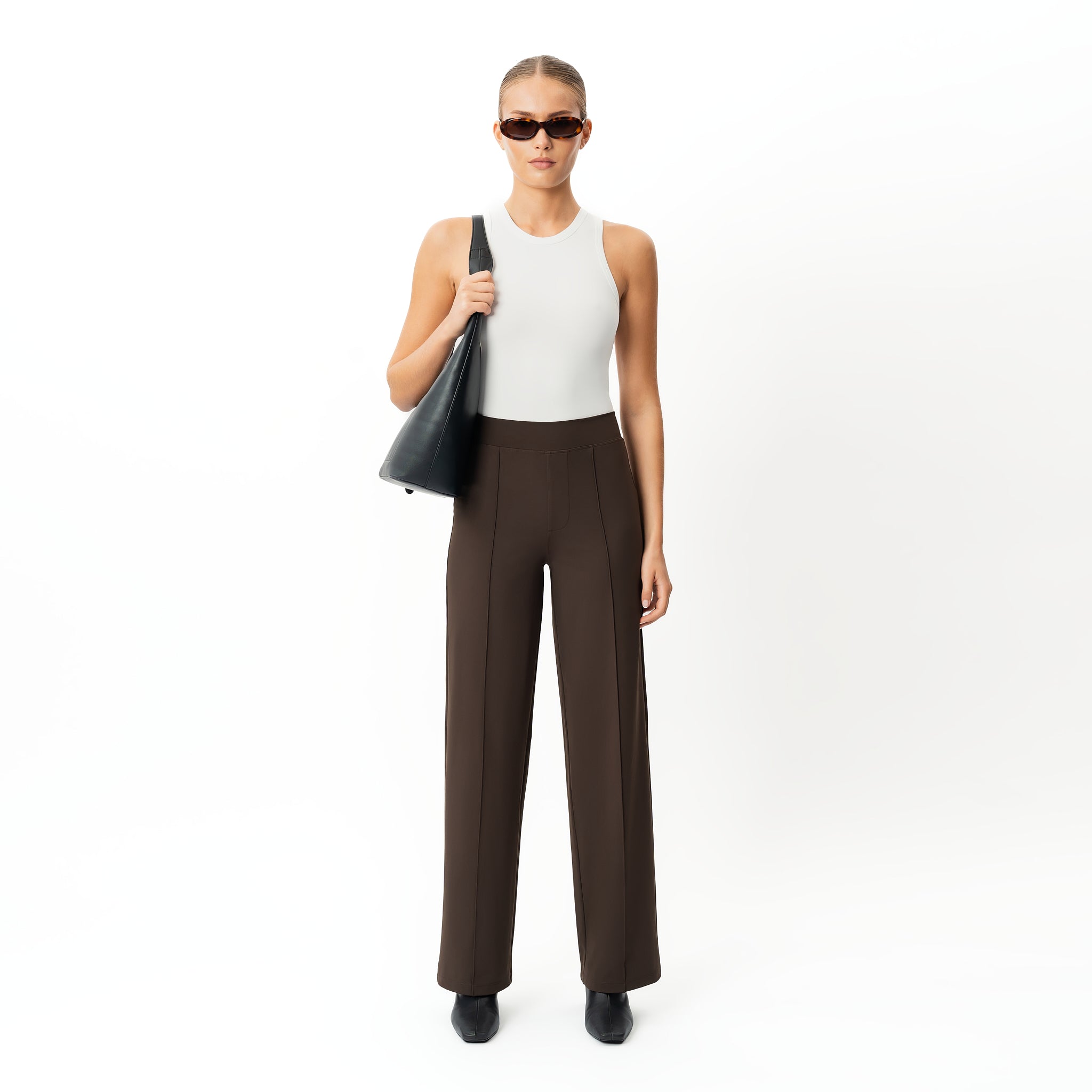 Asana Relaxed Front Crease Pant – Ninepine