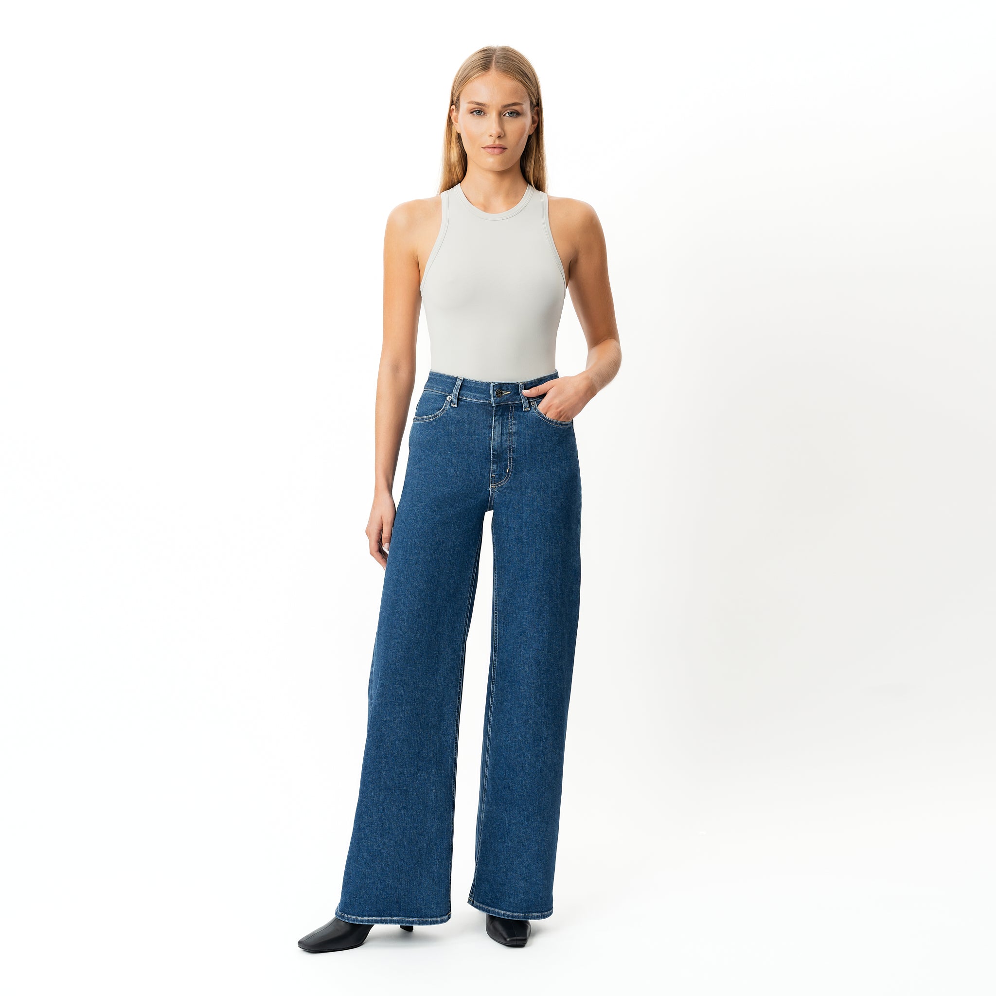 Weite ComfortDenim™-Jeans – Ninepine