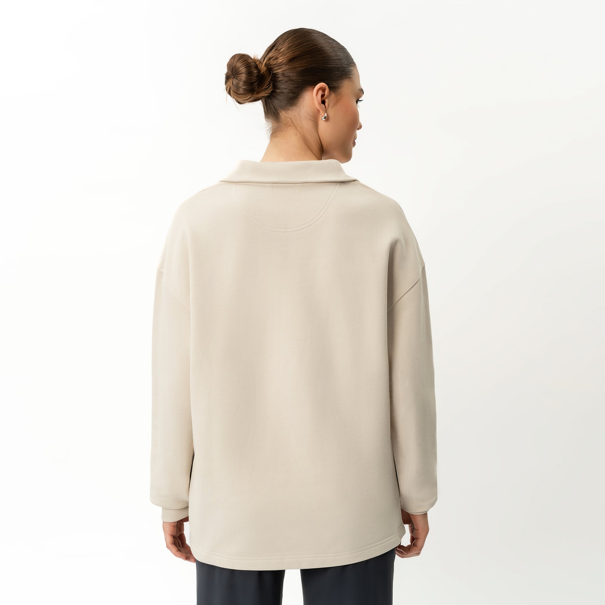 Pullover mit Viertelreißverschluss – Ninepine