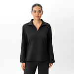Asana Relaxed Quarter-zip – Ninepine