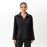Asana Relaxed Quarter-zip – Ninepine