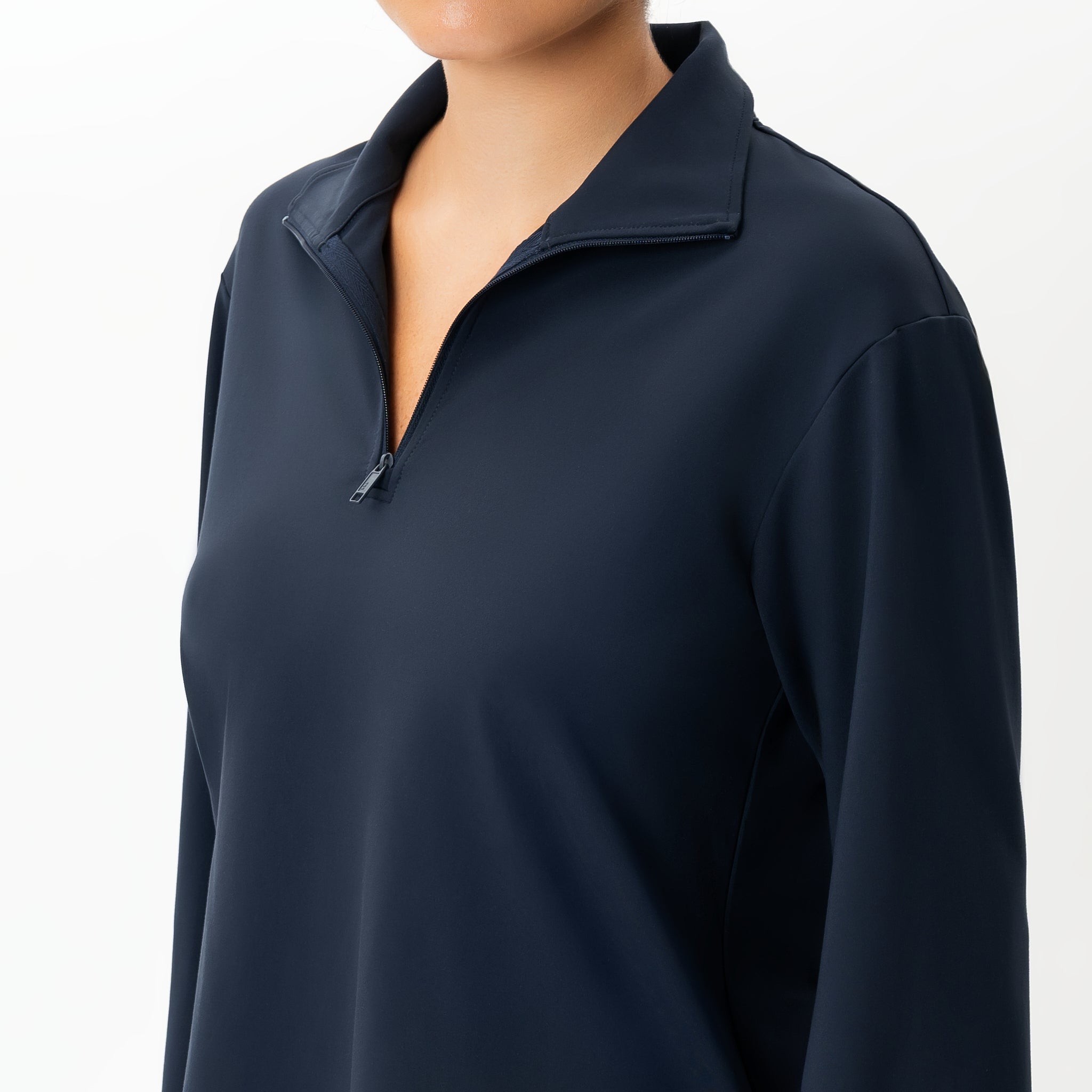 Asana Relaxed Quarter-zip – Ninepine