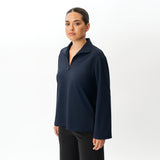 Asana Relaxed Quarter-zip – Ninepine