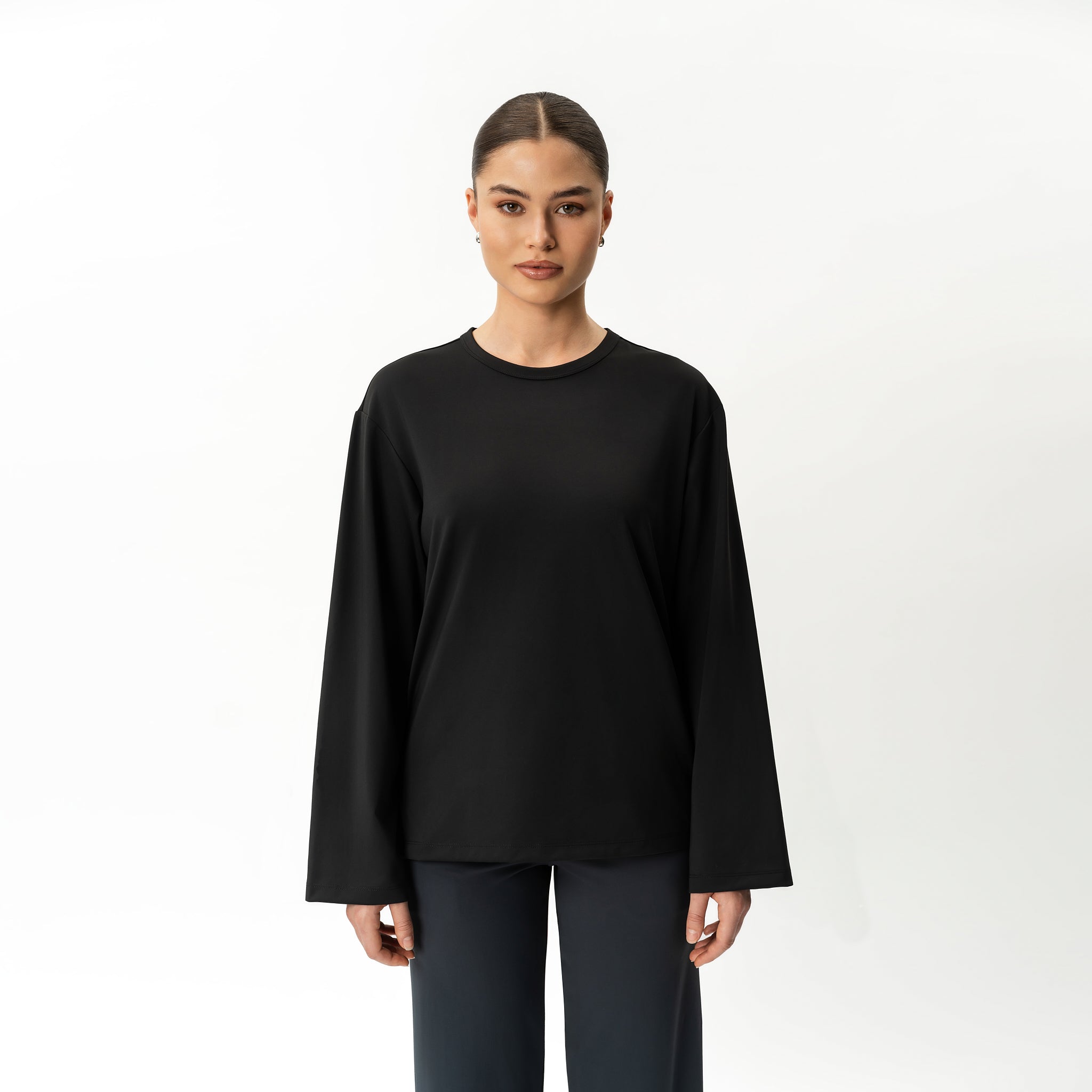 Asana Relaxed Crewneck – Ninepine