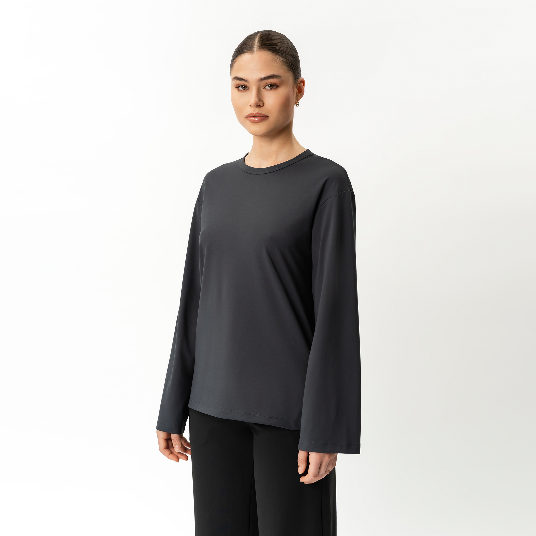 Asana Relaxed Crewneck – Ninepine