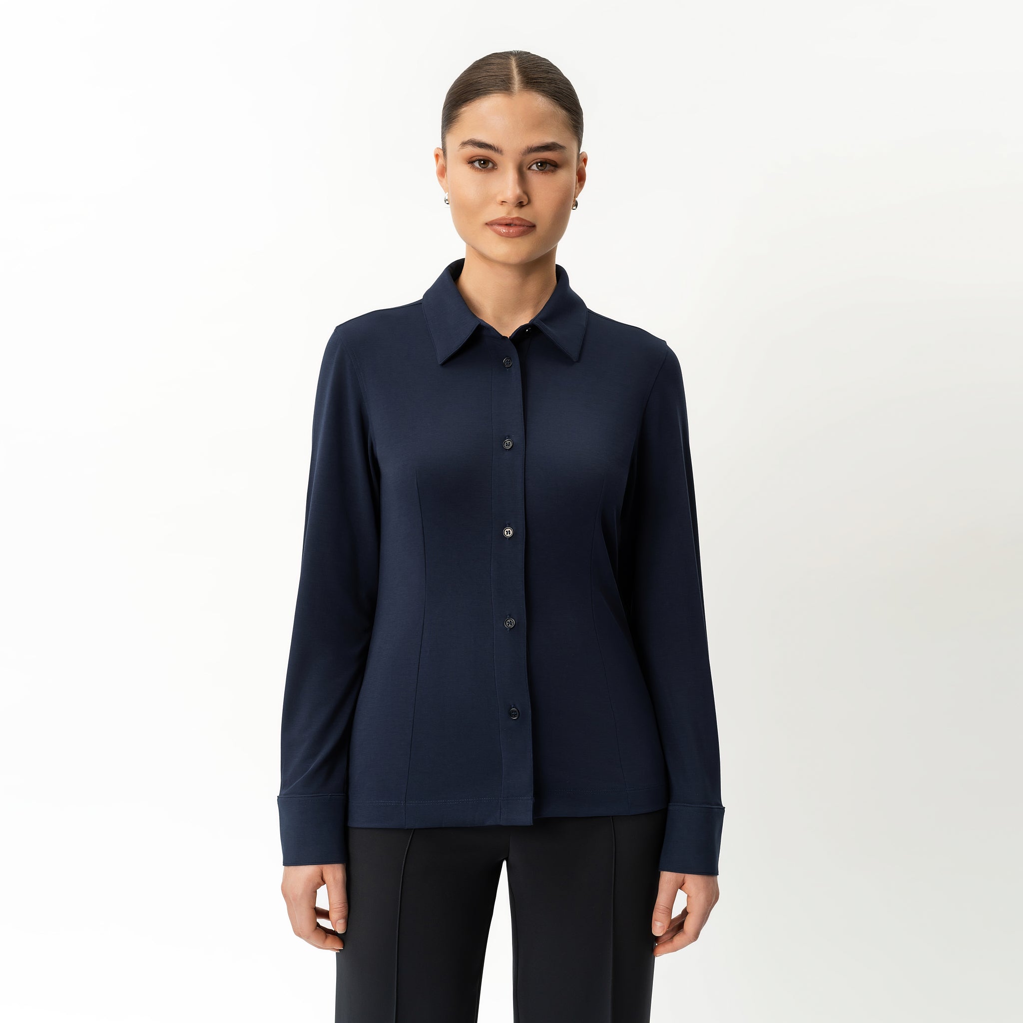 Tailliertes Jersey-Shirt – Ninepine