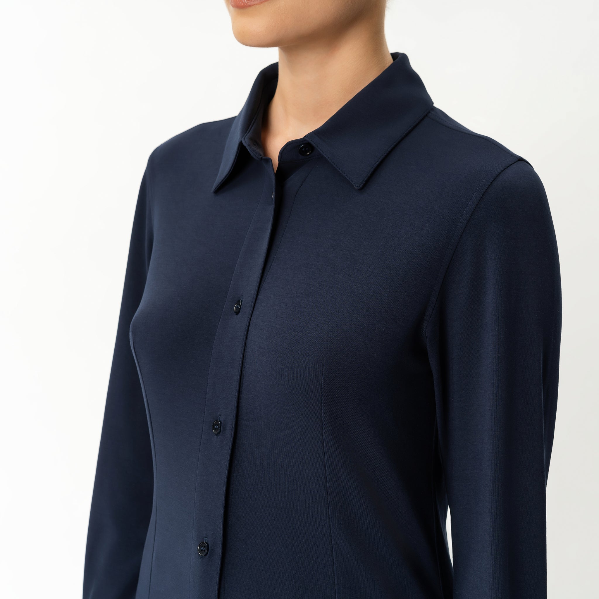 Tailliertes Jersey-Shirt – Ninepine