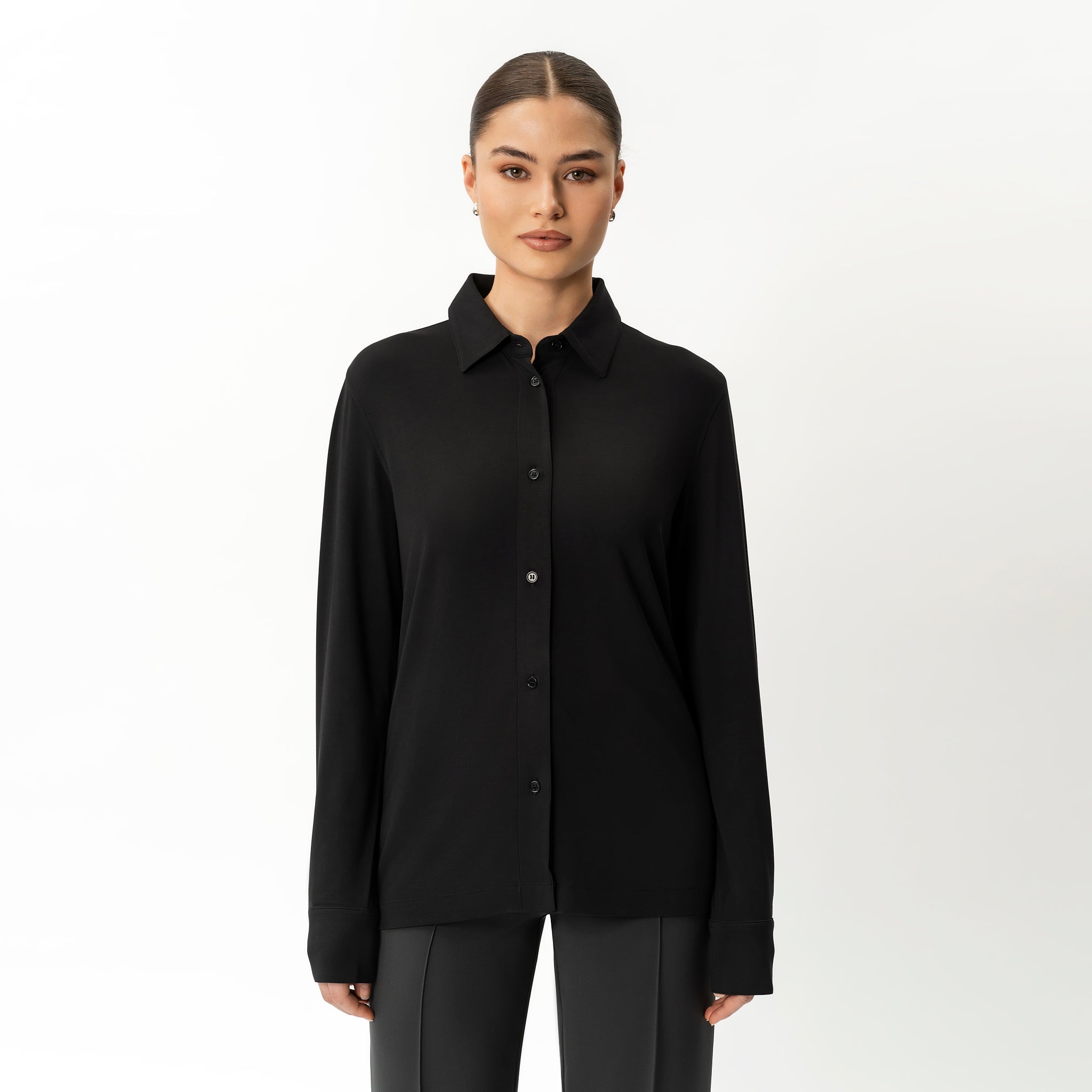 Entspanntes Jersey-Shirt – Ninepine