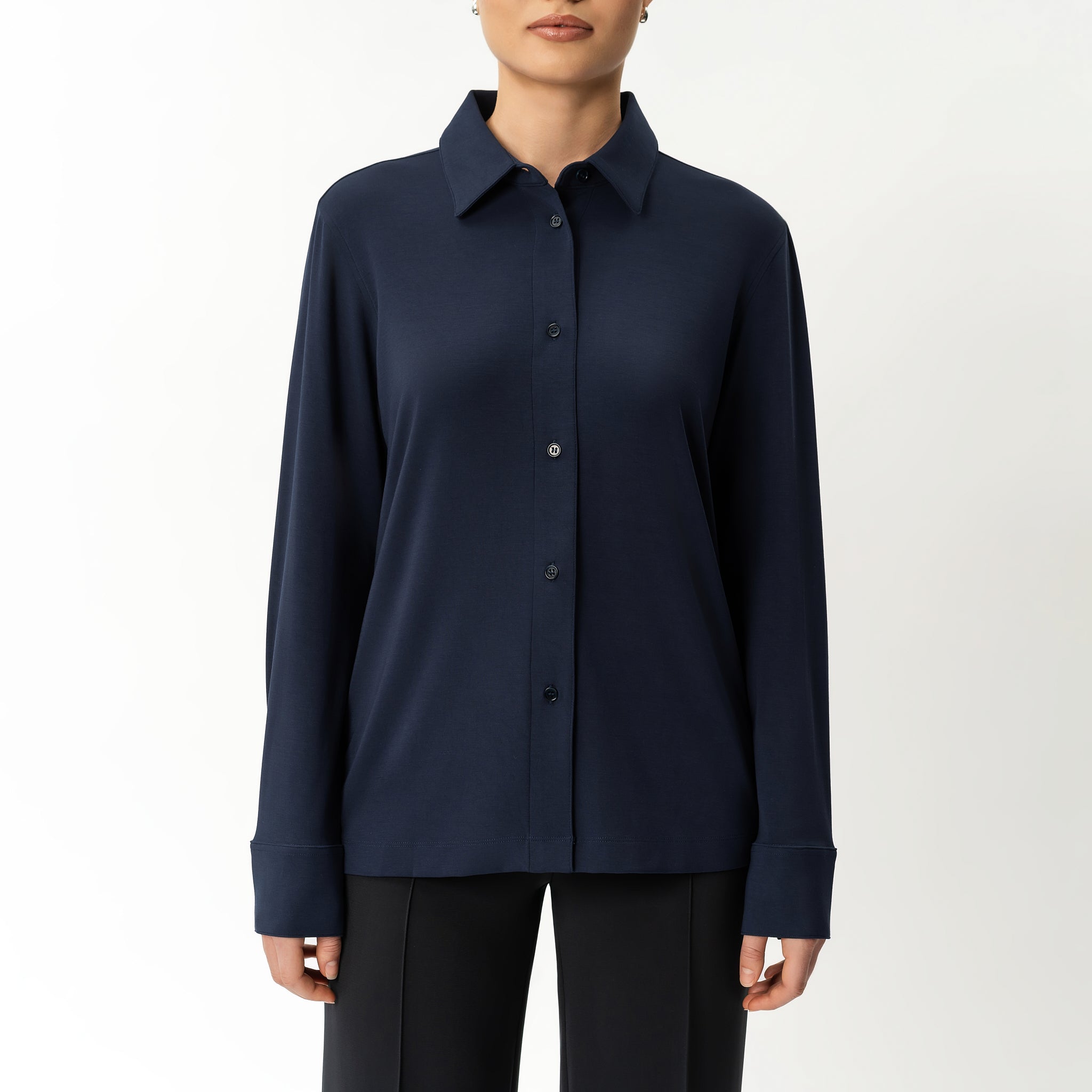 Entspanntes Jersey-Shirt – Ninepine
