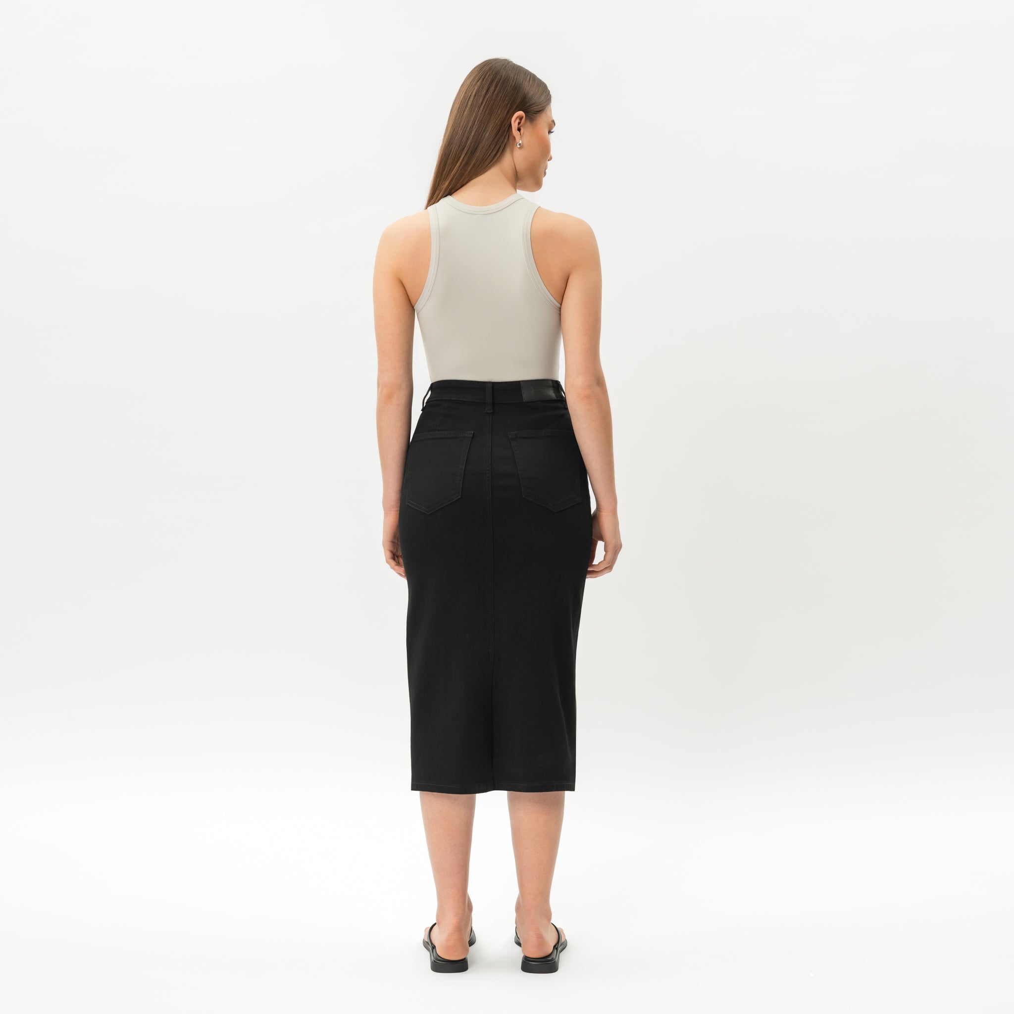 Elastischer ComfortDenim™-Rock – Ninepine