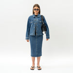 Elastischer ComfortDenim™-Rock – Ninepine