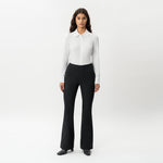 Maßgeschneiderte Ponte-Bootcut-Hose – Ninepine