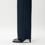 Maßgeschneiderte Ponte-Hose mit lockerer Passform – Ninepine