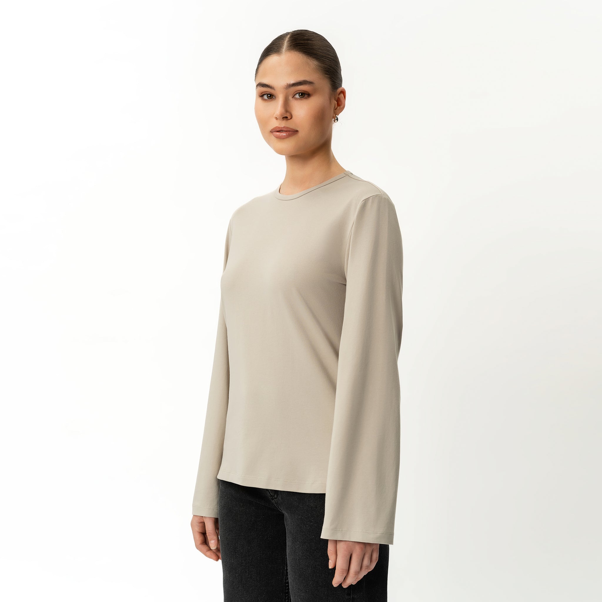 Pima Langarm-T-Shirt – Ninepine