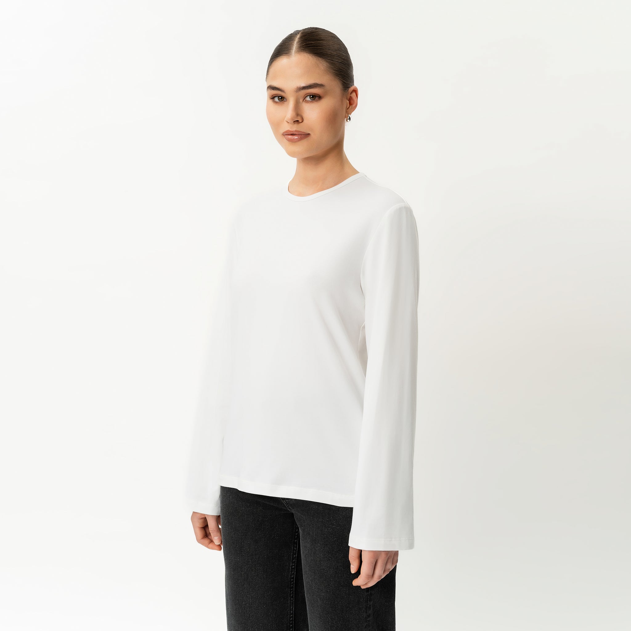 Pima Langarm-T-Shirt – Ninepine