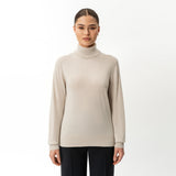 Merinowolle, lockerer Rollkragenpullover – Ninepine