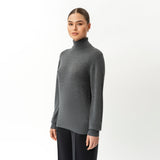 Merinowolle, lockerer Rollkragenpullover – Ninepine