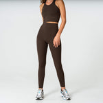 Asana Minimal Legging II – Mitternachtsblau – Ninepine