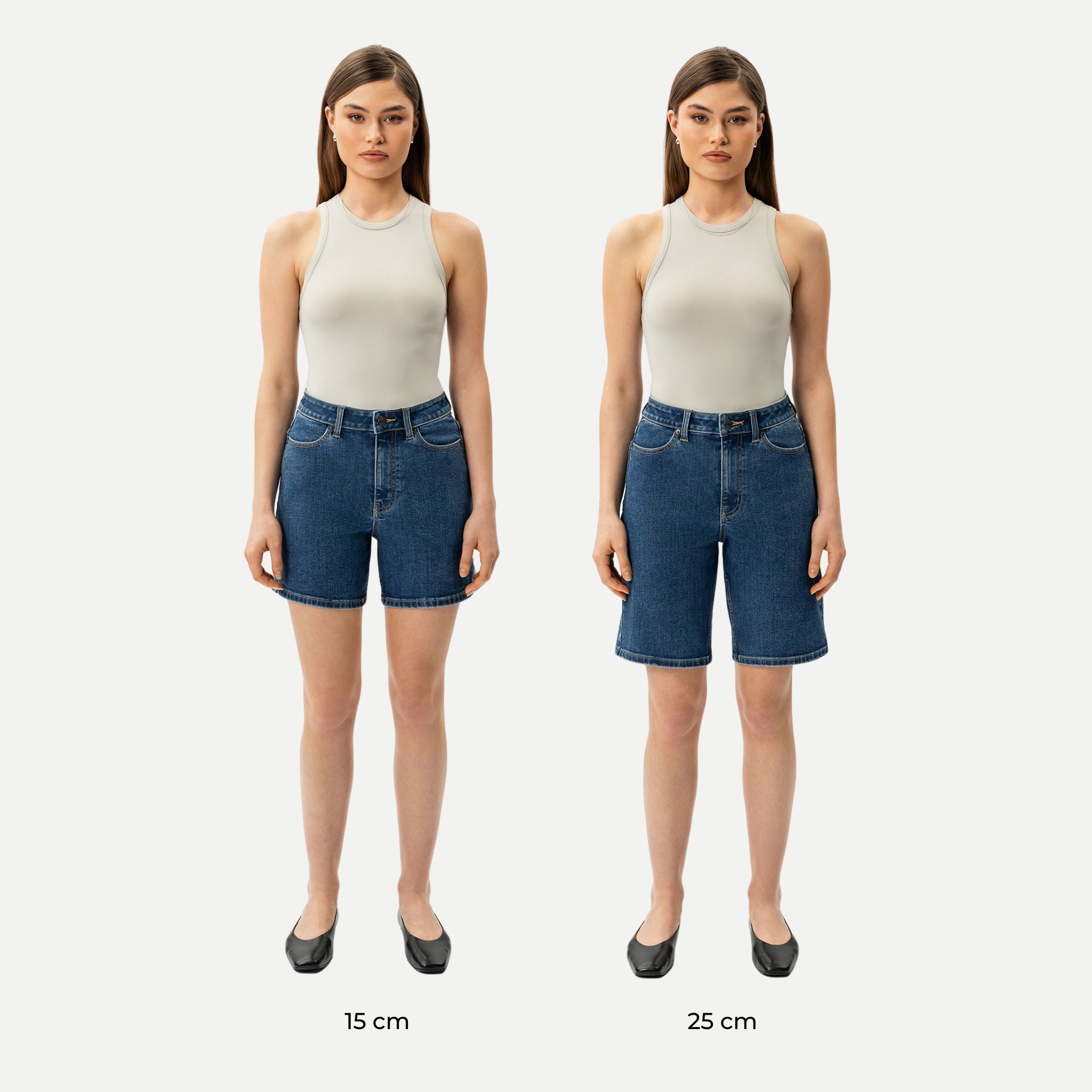 Elastische ComfortDenim™-Shorts – Ninepine